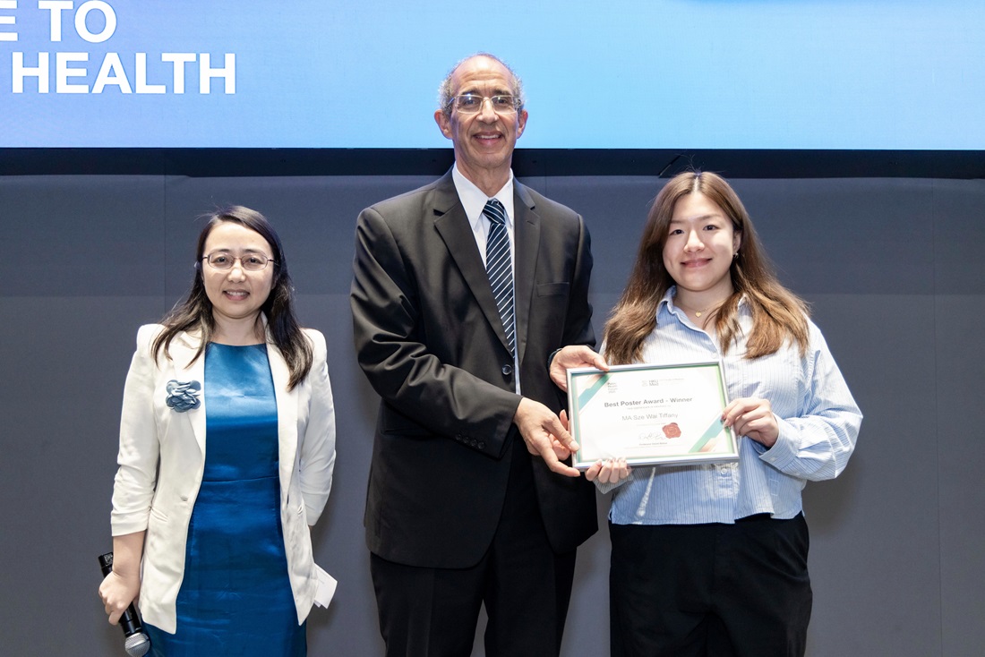Best Poster Award Winner: Ms Ma Sze Wai Tiffany (PhD)