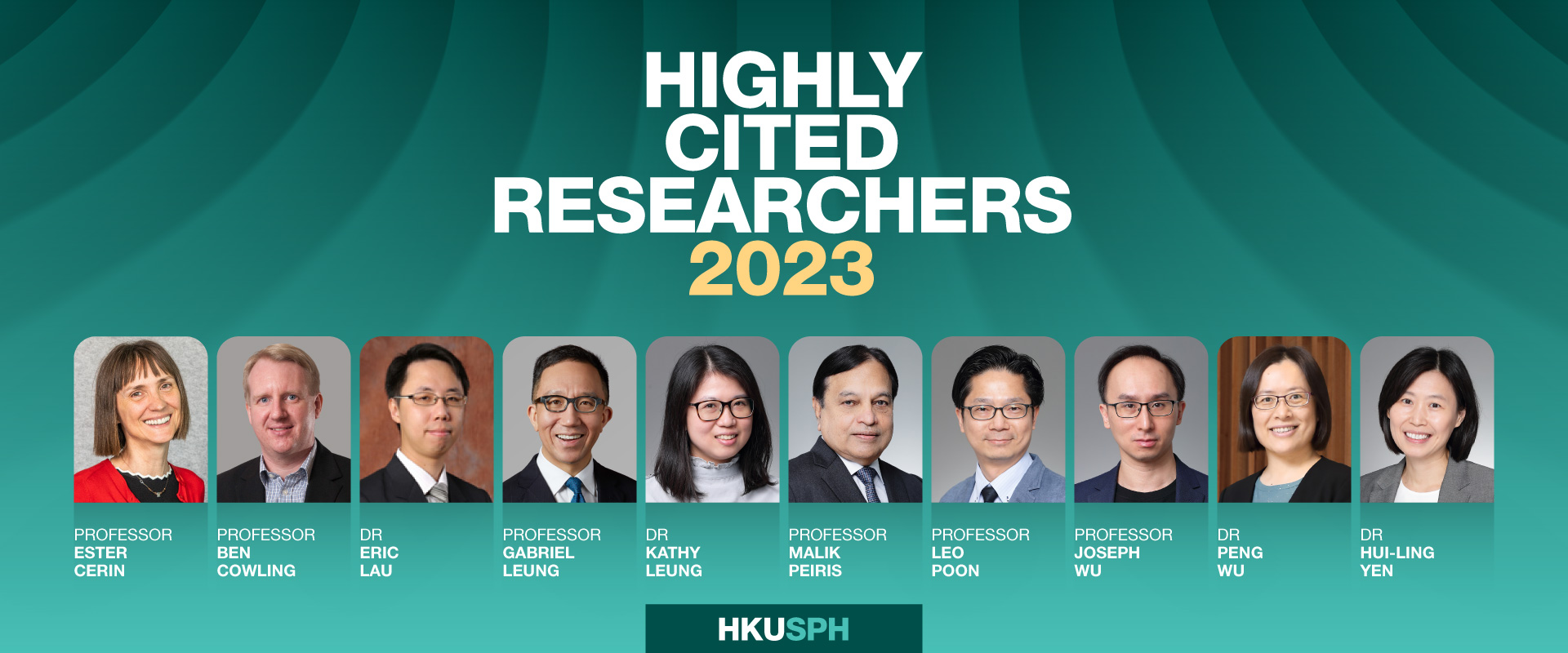 Ten SPH Academics Named Amongst The World’s Highly Cited Researchers in